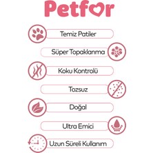 Petfor 20 Lt Bebek Pudralı Kedi Kumu