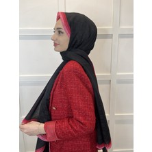 Shecarf Madame Polo Monogram Şal, Monogram Desenli Şık Şal 00994