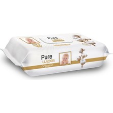 Pure Wipes Organik Islak Havlu Mendil 90 Yaprak