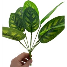 Ddtrend Dekoratif Yapay Çiçek 9 Dallı Yapay Çiçek 9 Dal Demet Yapay Yaprak 25 cm