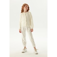 Fracomina Bg Store Kız Çocuk Beyaz Hırka 23FW0FM0701