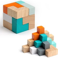 Szjiede Ahşap Mini Oyuncak,montessori Ahşap Oyuncak,ahşap Bloklar,ahşap Cubo Oyuncaklar,3d Yapı Taşları,3d Puzzle Cube,çocuklar Için Rubick Küpü,rubix,rubics,rubik Oyuncaklar,duyusal Oyunc (Yurt Dışından)