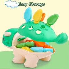 Szjiede Yürümeye Başlayan Montessori Oyuncakları Öğrenme Aktiviteleri Eğitici Dinozor, Erkek Bebek Kızları Için Doğum Günü Hediyeleri 12 18 Ay Bir Yaşında, Bebek Duyusal Ince Motor Beceril (Yurt Dışından)