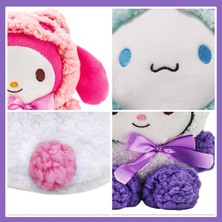 Szjiede 4pcs Kawaii Peluş Oyuncaklar, 10-Inç Sevimli Kuromi Peluş, My Melody Peluş Bebekler, Cinnamoroll Doldurulmuş Hayvanlar Peluş Şekil Oyuncak, Kız Çocuk Hayranları Için Hediyeler (4 A (Yurt Dışından)