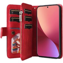 BDT Market Xiaomi 12 5g Iki Renkli Dikiş Kickstand Koruyucu Fermuar (Yurt Dışından)