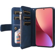 BDT Market Xiaomi 12 5g Iki Renkli Dikiş Kickstand Koruyucu Fermuar (Yurt Dışından)