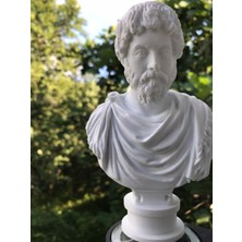 Root Made Roma Imparatoru Marcus Aurelius Dekoratif Obje Kitaplık Dekor Hediyelik Biblo