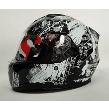 Shiro SH-667 Funky Güneş Vizörlü Kapalı Kask