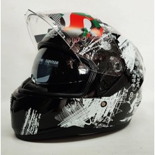 Shiro SH-667 Funky Güneş Vizörlü Kapalı Kask