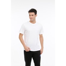 Lotto M-Ath Due V Tee 4fx Ekru Erkek Kısa Kol T-Shirt