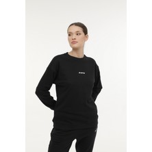 Lotto W-Delfın C Neck Sweat 4fx Siyah Kadın Sweatshirt