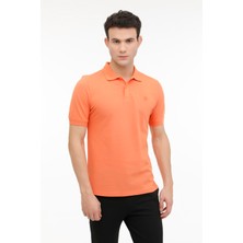 Lumberjack M-CT953 Basıc P.t-Sh 4fx Pastel Turuncu Erkek Kısa Kol T-Shirt