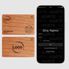 Dikarte Bamboo Digital Business Card - Hazır Tasarım 1