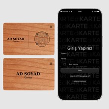 Dikarte Bamboo Digital Business Card - Hazır Tasarım 2