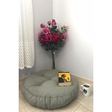 Lavinia Açık Gri Mini Yer Pufu Yer Minderi