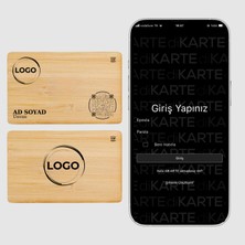 Dikarte Bamboo Digital Business Card - Hazır Tasarım 1