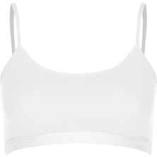 Ceylanoğlu 6'lı  Kadın Likralı Büstiyer -271 Beyaz