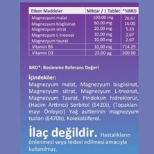 Vitboy Magnezyum 5 Plus 60 Tablet 200 mg Malat-Bisglisinat-Sitrat-L-Treonat-Taurat-B6-D3