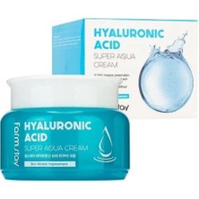 Farmstay Cilt Kremi Hyaluronic Acid Süper Aqua Cream Su Bazlı Nemlendirici Krem