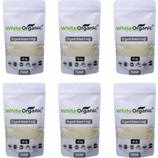 White Organic Organik Bebek Irmiği 250 gr +6 Ay Taş Değirmen 6'lı Set