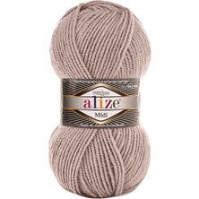 Alize 5 Adet Süperlana Midi Duman 652 El Örgü Ipi Yelek Hırka Ipi Atkı Bere Kazak Ipliği