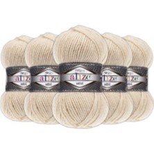 Alize 5 Adet Süperlana Midi Bal 310 El Örgü Ipi Yelek Hırka Ipi Atkı Bere Kazak Ipliği