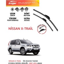 Kruger Nissan Xtrail 2007-2014 Arası Muz Silecek Takımı Araca Özel Orijinal Aparat