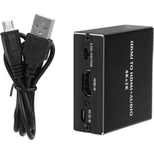 Boblov HDMI Ses Ayırıcı 4k*2k Hdmı'dan Optik Spdif Toslink HDMI 3,5 mm Ses Dönüştürücü 2ch 5.1ch 3 Ses Modu Audio Extractor