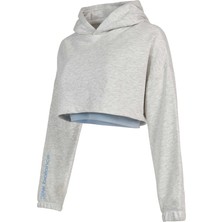 New Balance WNH1421 Gri Kadın Sweatshirt