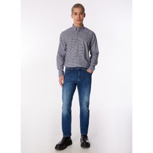 Lee Cooper Normal Bel Slim Fit Erkek Denim Pantolon 242 Lcm 121025 Jagger Ellery Blue M