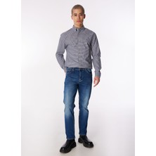 Lee Cooper Normal Bel Slim Fit Erkek Denim Pantolon 242 Lcm 121025 Jagger Ellery Blue M