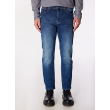 Lee Cooper Normal Bel Slim Fit Erkek Denim Pantolon 242 Lcm 121025 Jagger Ellery Blue M