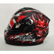 Shiro SH-667 Demon Güneş Vizörlü Kapalı Kask