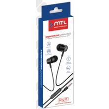 Mtl iPhone 6 Uyumlu Mikrofonlu Stereo Kablolu Kulaklık MT271