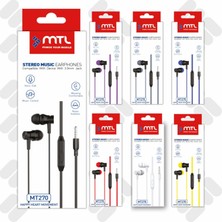 Mtl Poco X6 Uyumlu Kablolu Kulaklık Stereo MT270