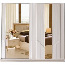 Avm 24 Kopenhag Gardırop-Mdf-Aytaşı-240x66x215cm-Sürgülü Aynalı Kapak-Ücretsiz Nakliye Ve Montaj