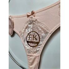 F.K. Dantel Detaylı Pamuklu Brezilya Ithal Külot