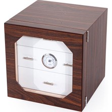 Premium Quality Mendoza 3 Çekmeceli Sedir Humidor Puro Kutusu