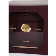 Premium Quality San Juan 3 Çekmeceli Sedir Humidor Puro Kutusu