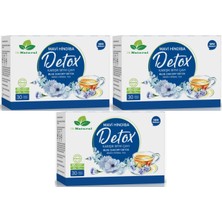 Dr. Natural 3 Kutu Mavihindiba Detoks Tozu Karışık Bitki Çayı 30 Şase