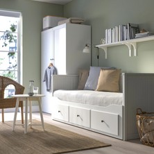 IKEA Hemnes 80X200 cm Açılabilir Divan ve Saklama Alanı, Beyaz, Divan, Bazalı, Çekyat YATAKSIZ Akdenizshop