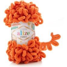 Alize Puffy El Örgü Ipliği - 06 Turuncu