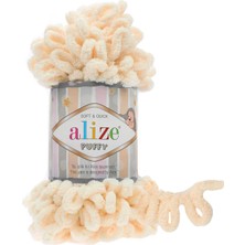 Alize Puffy El Örgü Ipliği - 742 Vanilya
