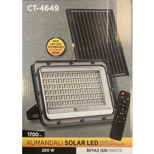 200W Solar Led Projektör Ct-4649 Cata