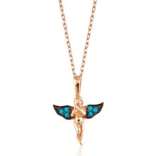 Serra Jewels Gümüş Melek Bayan Kolye