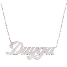 Serra Jewels Gümüş Kişiye Özel İsimli Bayan Kolye