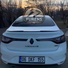 Furens Renault Megane 4 Piano Black Yarasa Tip Bagaj Çıtası Spoıler 2016 - 2021