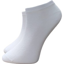 Premium Natural Socks Erkek-Bayan Bambu Beyaz  Patik Çorap  12'Li(Soft Yıkama)(Parfümlü)(Imalattan)