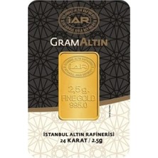 2.5 Gram 24 Ayar Külçe Gram Altın Ziynet Gold