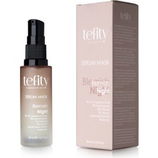 Tefity Blemish Night Serum Mask Leke Önleyici Gece Kullanımı Için Geliştirilmiş Serum Maske